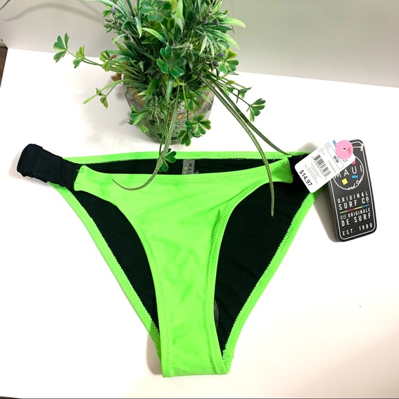 Maui and Sons Other - Maui and sons neon green bikini bottoms size M